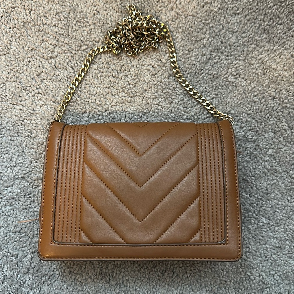 Express Faux Leather Cross Body Bag